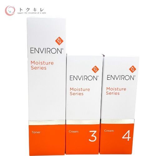 トクキレ エンビロン モイスチャートーナー モイスチャークリーム3 クリーム4 計3点セット