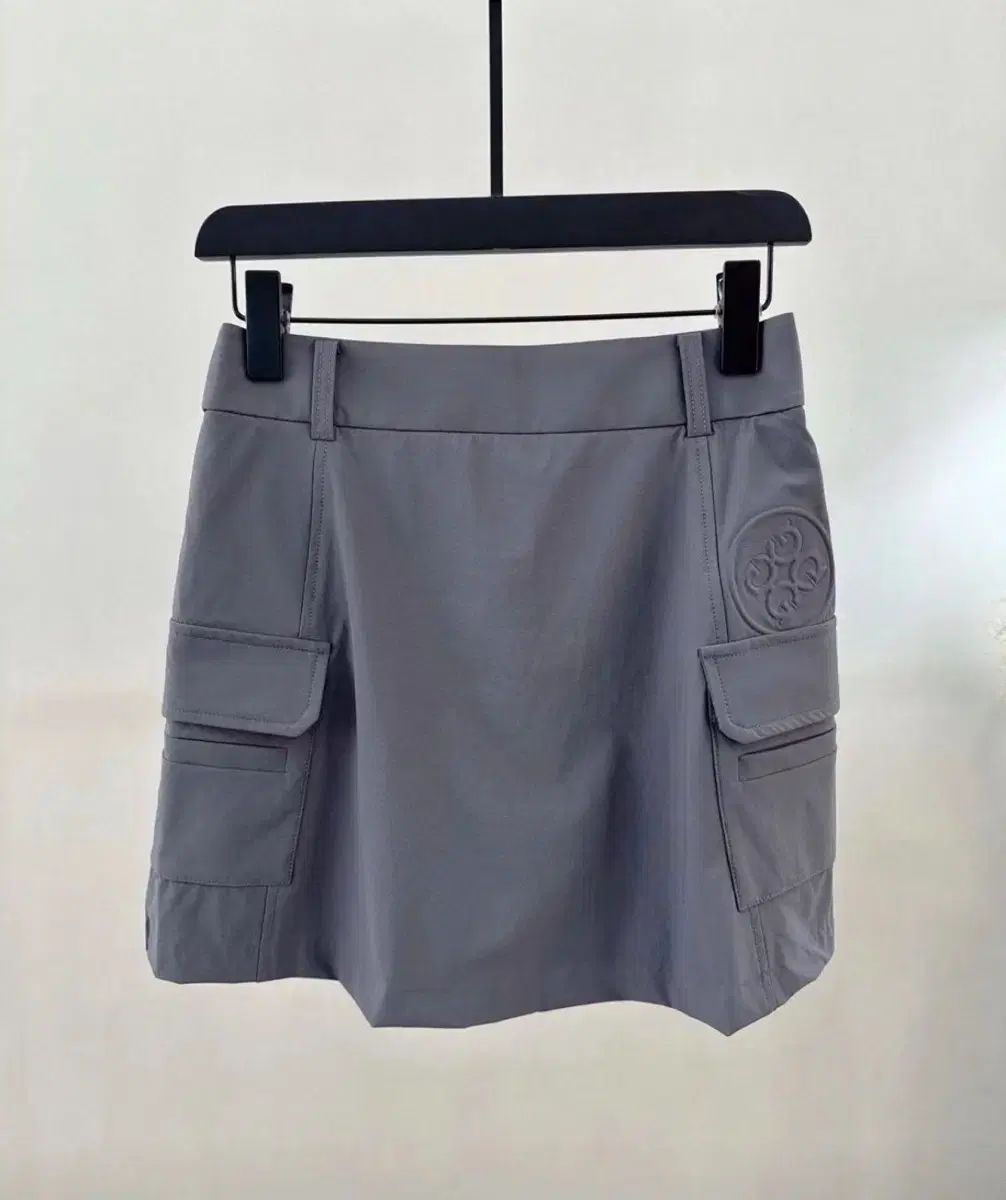 ゴルフスカートL ストレッチツイル フロントプリーツゴルフスカート