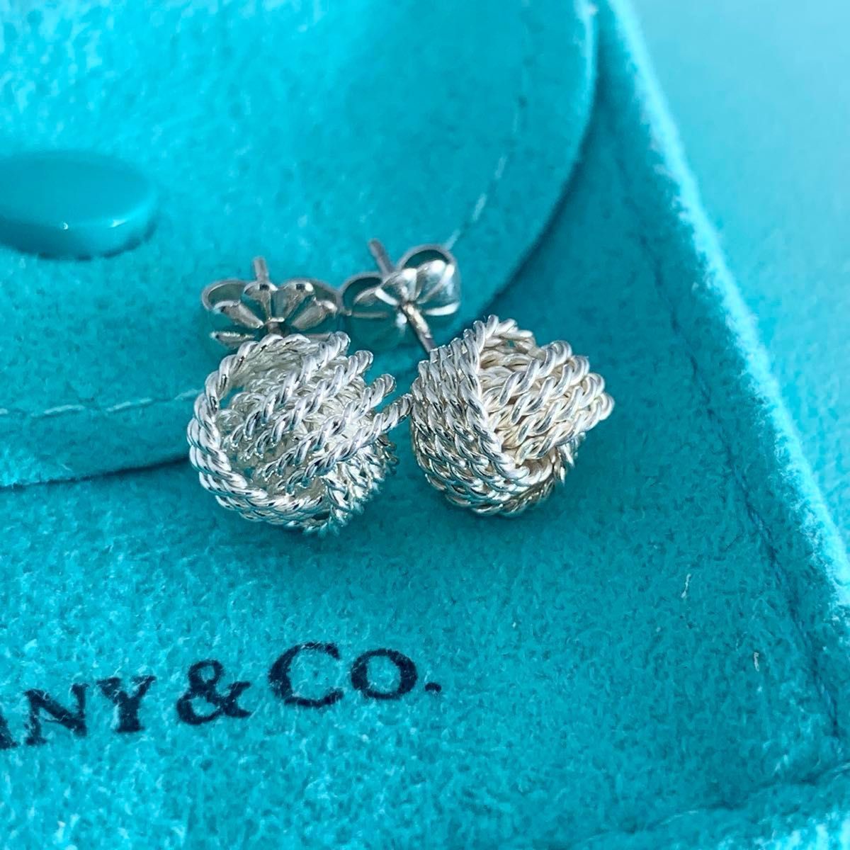 ティファニー サマセット メッシュ ボール ピアス 925 WK7e - メルカリ