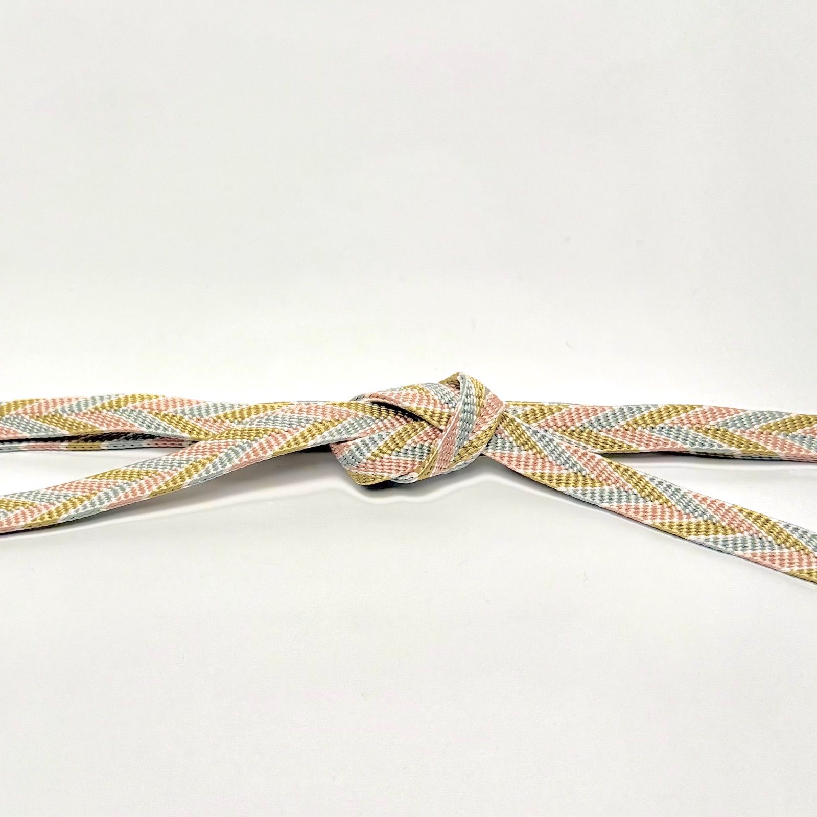 帯締め 渡敬 笹波 三色 木ノ葉 より房 0282