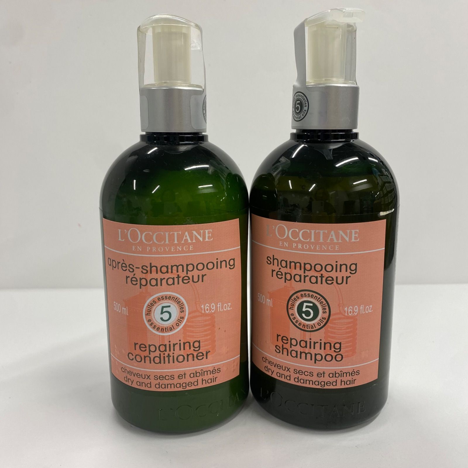 he☆未使用☆ロクシタン ファイブハーブス シャンプー コンディショナー 500 K2254 L'OCCITANE ロクシタン ファイブハーブス Rシャンプー & R