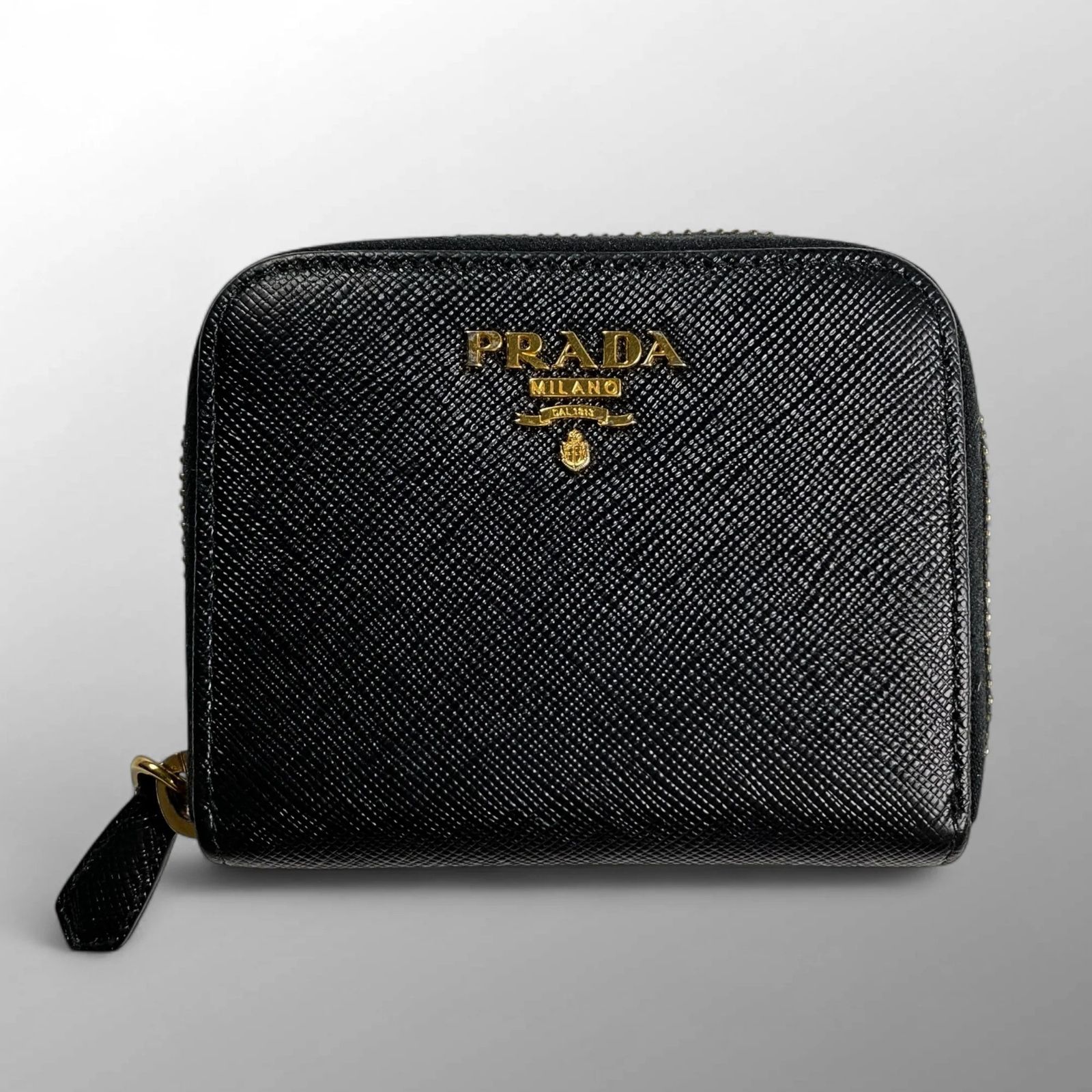 PRADA プラダ / サフィアーノ ラウンドファスナー コインケース 1MM268