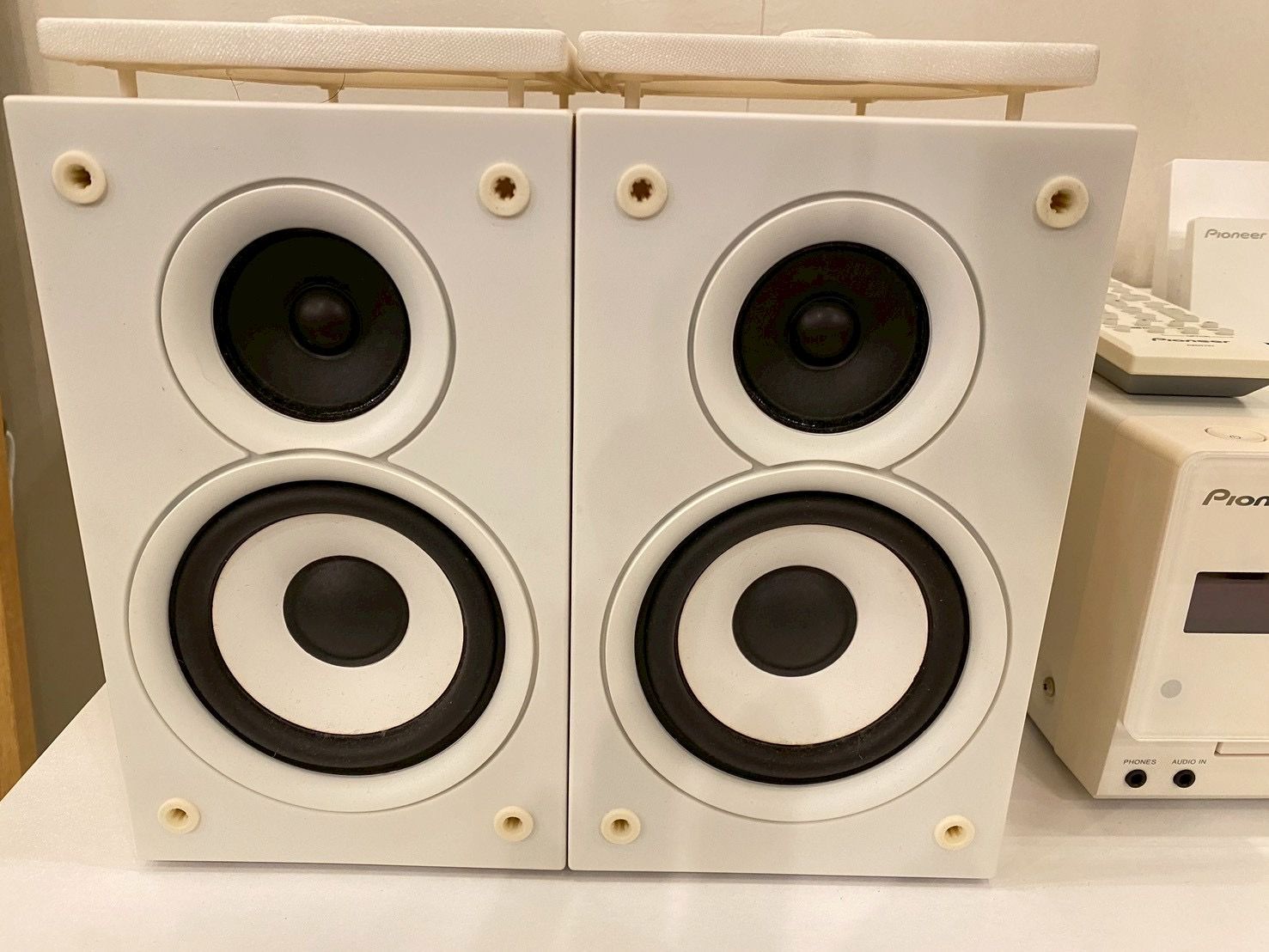 □Pioneer パイオニア CDコンポ X-CM32BT ミニコンポ ホワイト