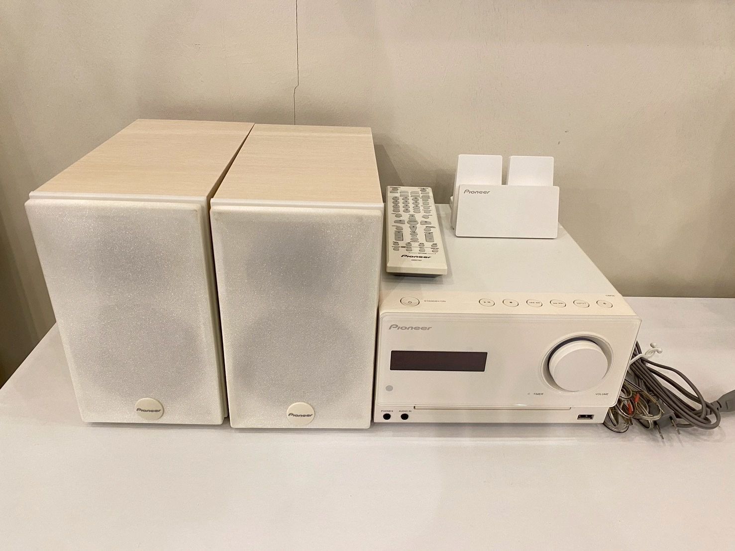 □Pioneer パイオニア CDコンポ X-CM32BT ミニコンポ ホワイト