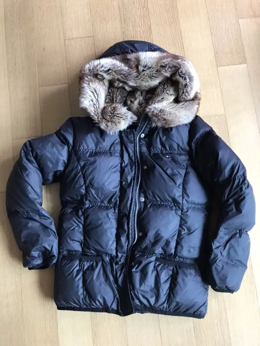 shop取引では対象外 レディース 130-140 Tommy Hilfiger トミーヒルフィガー ダウン ブラック BLACK YAK ブラックヤク