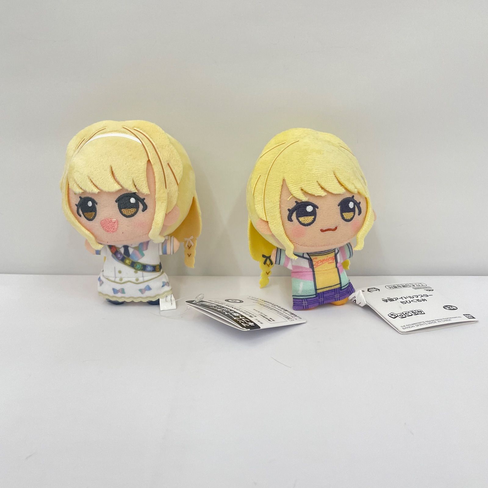 瀬戸店】学園アイドルマスター 藤田ことね ちびぐるみ＆アンサンブル