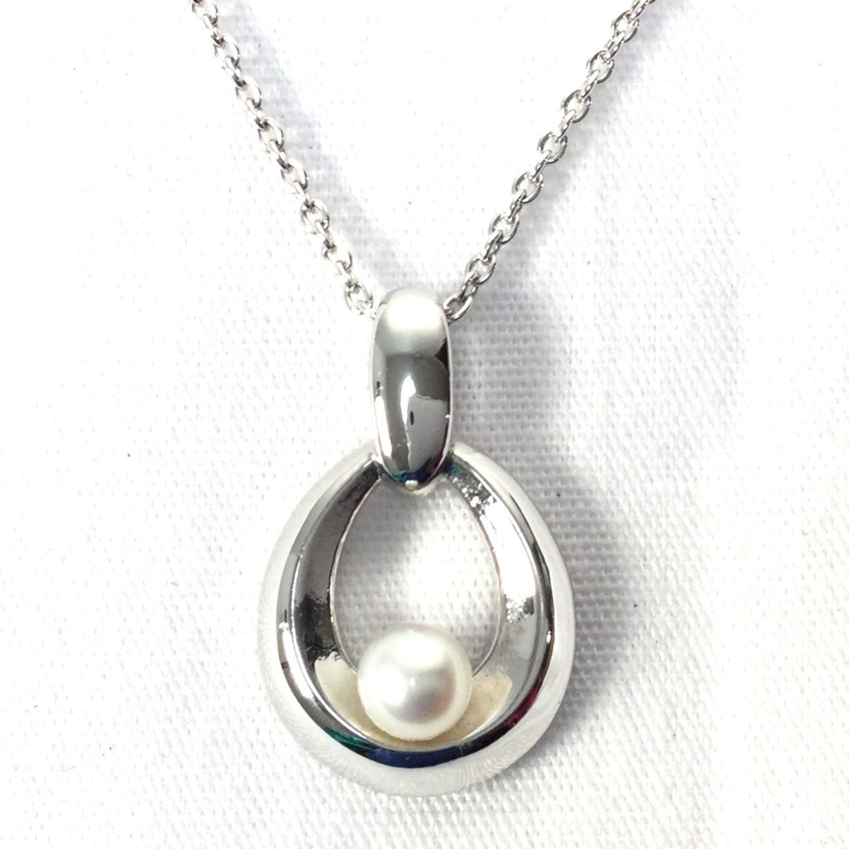 田崎真珠 TASAKI タサキ ベビーパール シルバー ペンダントネックレス