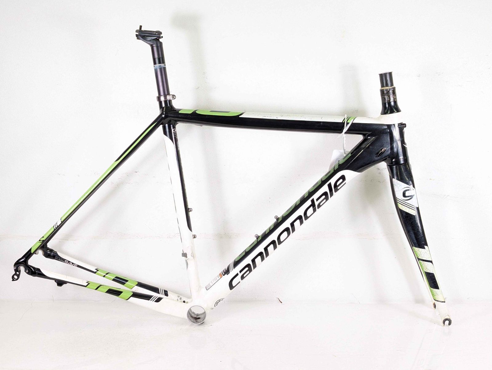 並品 Cannondale キャノンデール CAAD 10 50 cm 2015モデル 機械式 リム アルミ 塗装痛みあり フレームセット