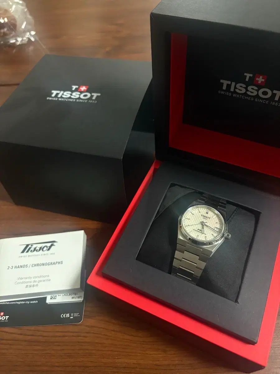 TISSOT PRX 35 mm mopマザーオブパール オートマティック