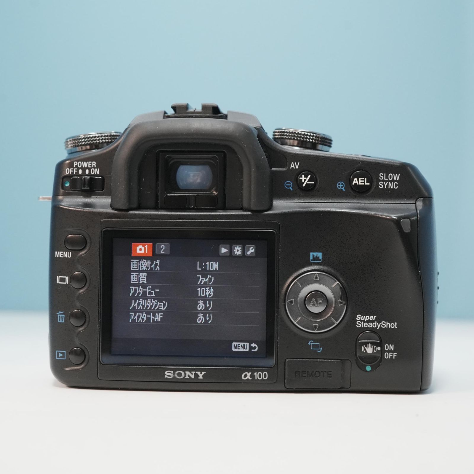 SONY α330 一眼レフ スマホ転送OK 美品 a5062 SONY（ソニー） デジタル一眼 α330 ダブルズーム 中古 新品SDカード