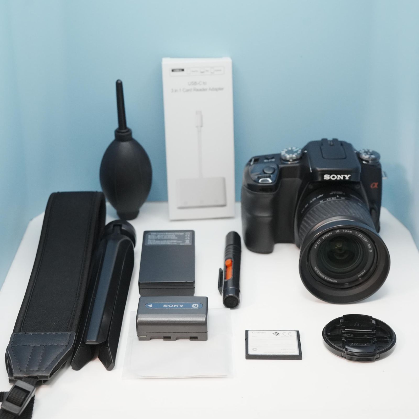 SONY α 100 一眼レフ スマホ転送OK フルセット 美品 a5645 - メルカリ