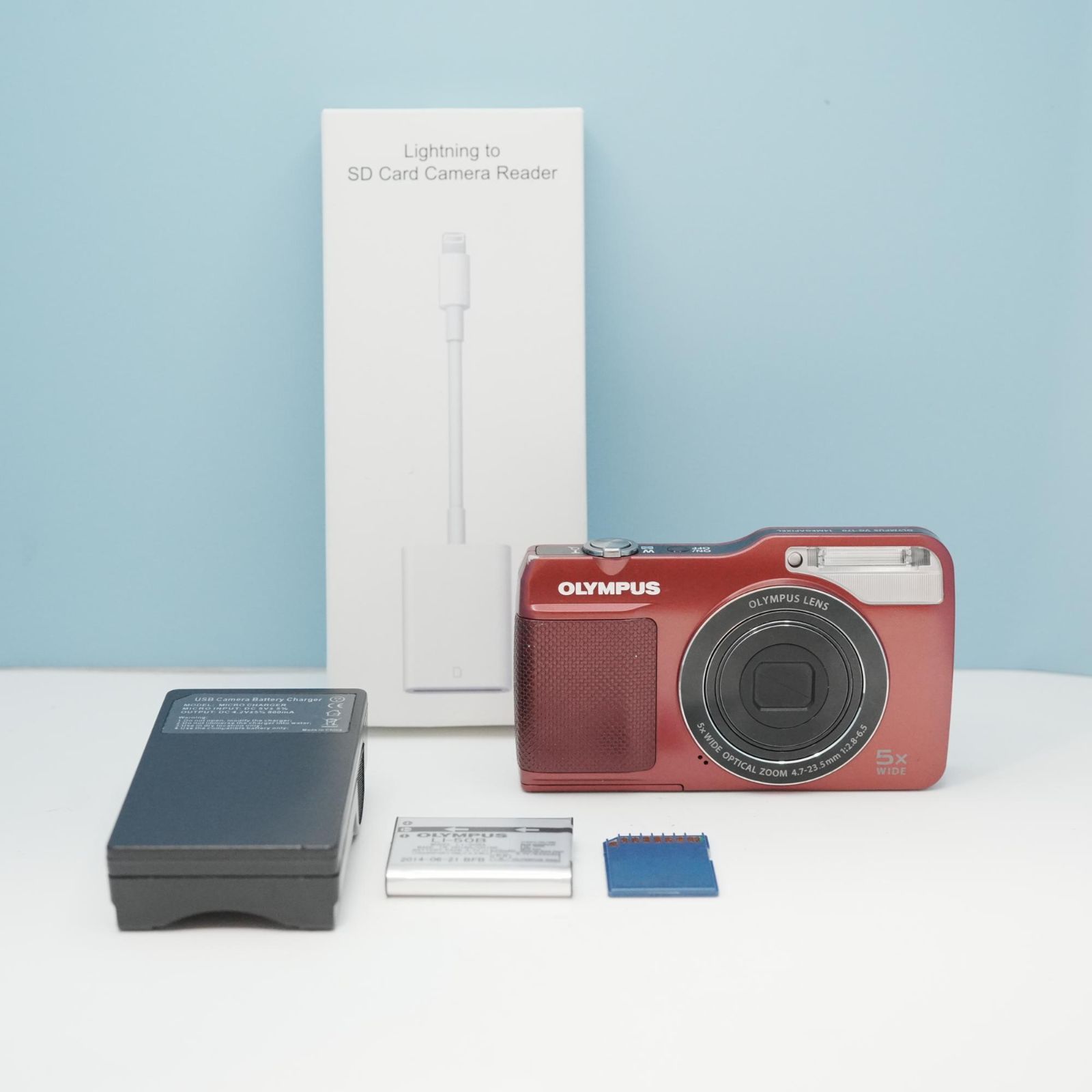 OLYMPUS VG-170 デジカメ スマホ転送OK フルセット 美品 a5644 - メルカリ