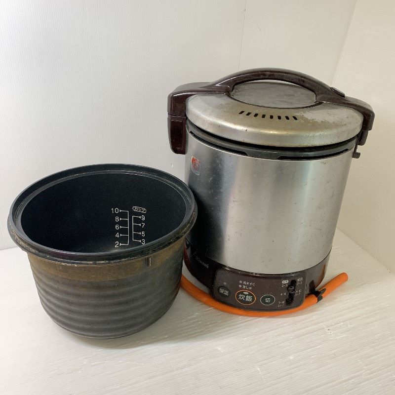 リンナイ　電子ジャー付ガス炊飯器10合炊き/LPガス用 こがまる リンナイ ガス炊飯器 電子ジャー・タイマー付 10合 ガス