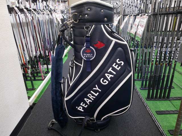 PEARLY GATES パーリーゲイツ キャディーバック 中古！ 中古 パーリーゲイツ パーリーゲイツキャディバック 3点式//0[6603