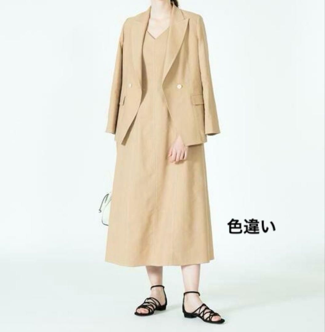 allureville アルアバイル Oggi掲載 テトアサツイルストレッチジャケット ネイビー 2 M テーラードダブルボタン