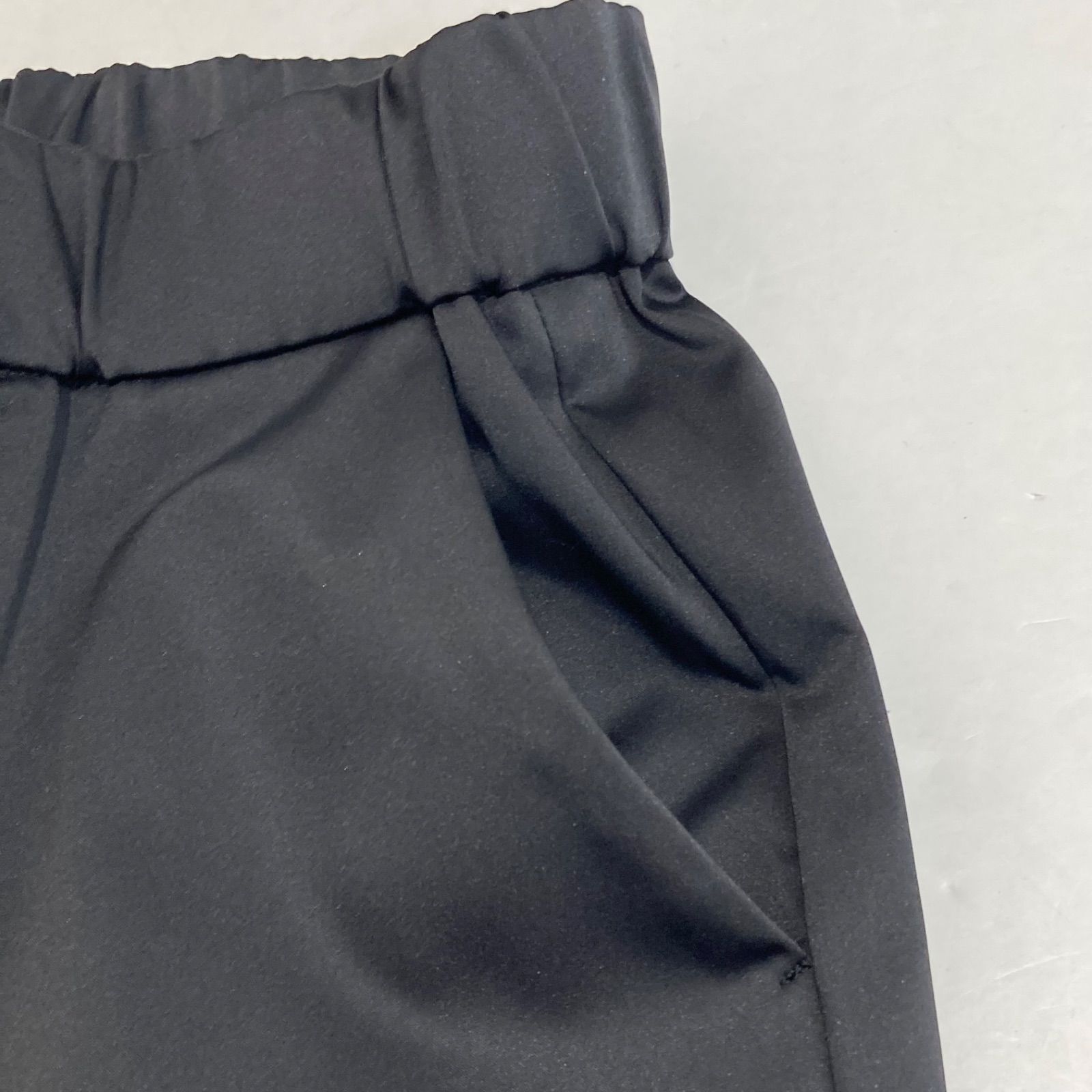  M-fil エムフィル LIMONTA EAST パッカブルパンツ ストレッチ 後ろウエストゴム 定価23100- ブラック L レディース 春 ゴーゴー 草2788 カジュアルパンツ パンツ