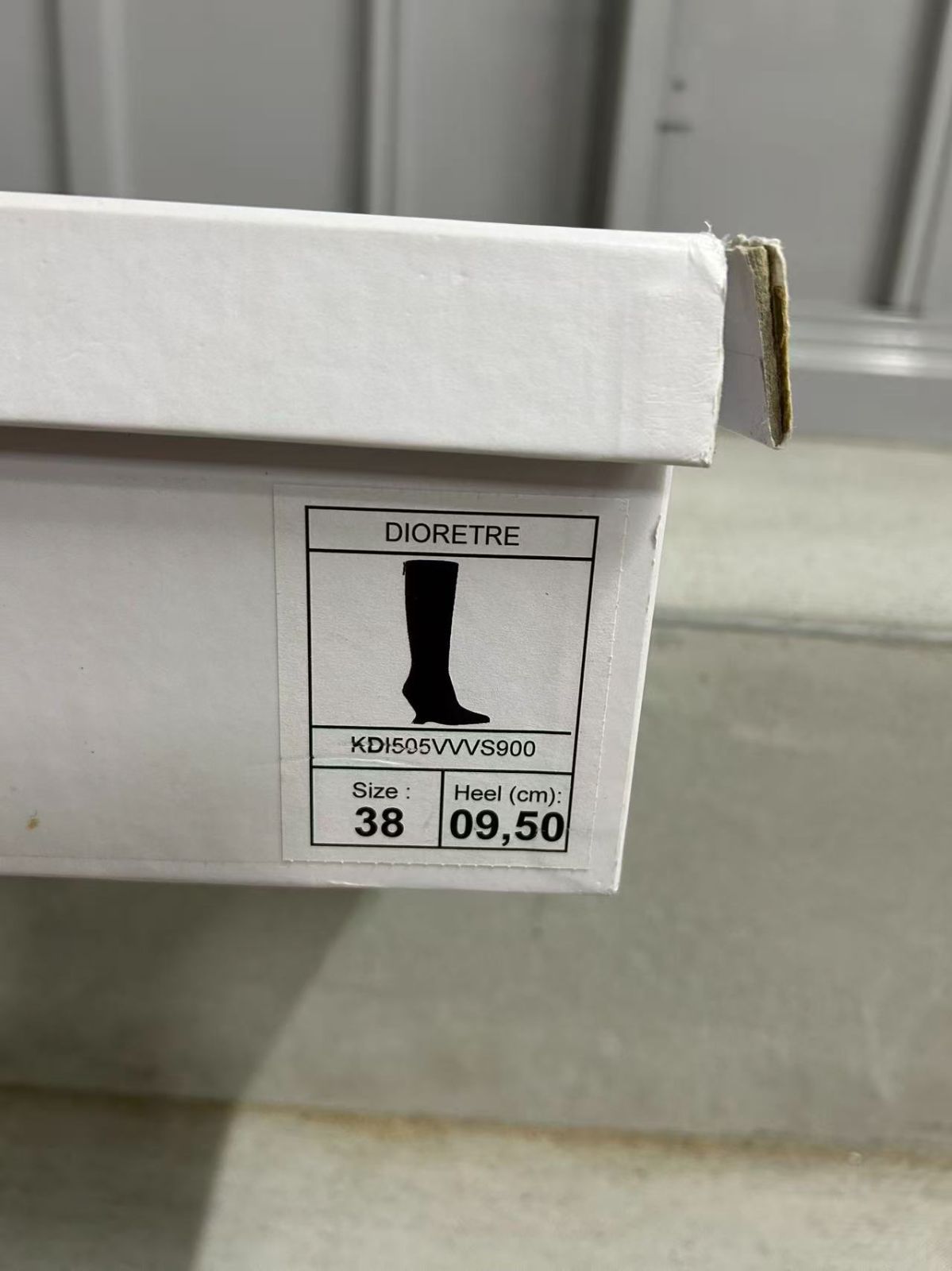  品 クリスチャンディオール Christian Dior チャンキーヒール ロングブーツ スエード レディース ブラック 24-24.5 cm 長靴 レインブーツ 長靴 レインシューズ