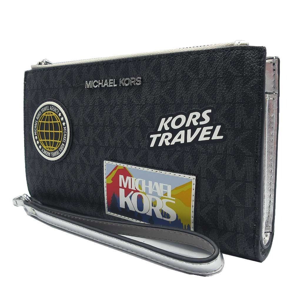 新品】マイケルコース 35R5STVW3B 財布 長財布 MICHAEL KORS JET SET 