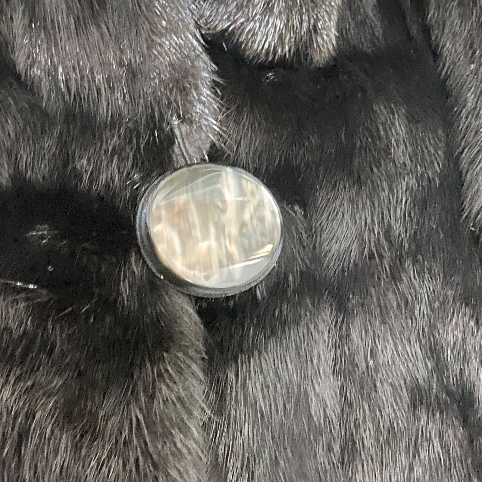 LANVIN ランバン 毛皮 ミンク サガミンク ファーコート ブラック