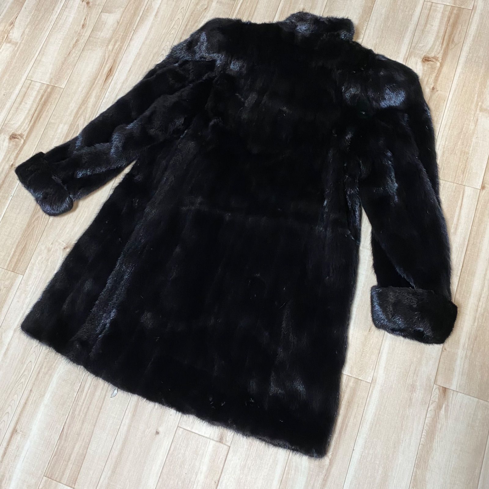 LANVIN ランバン 毛皮 ミンク サガミンク ファーコート ブラック