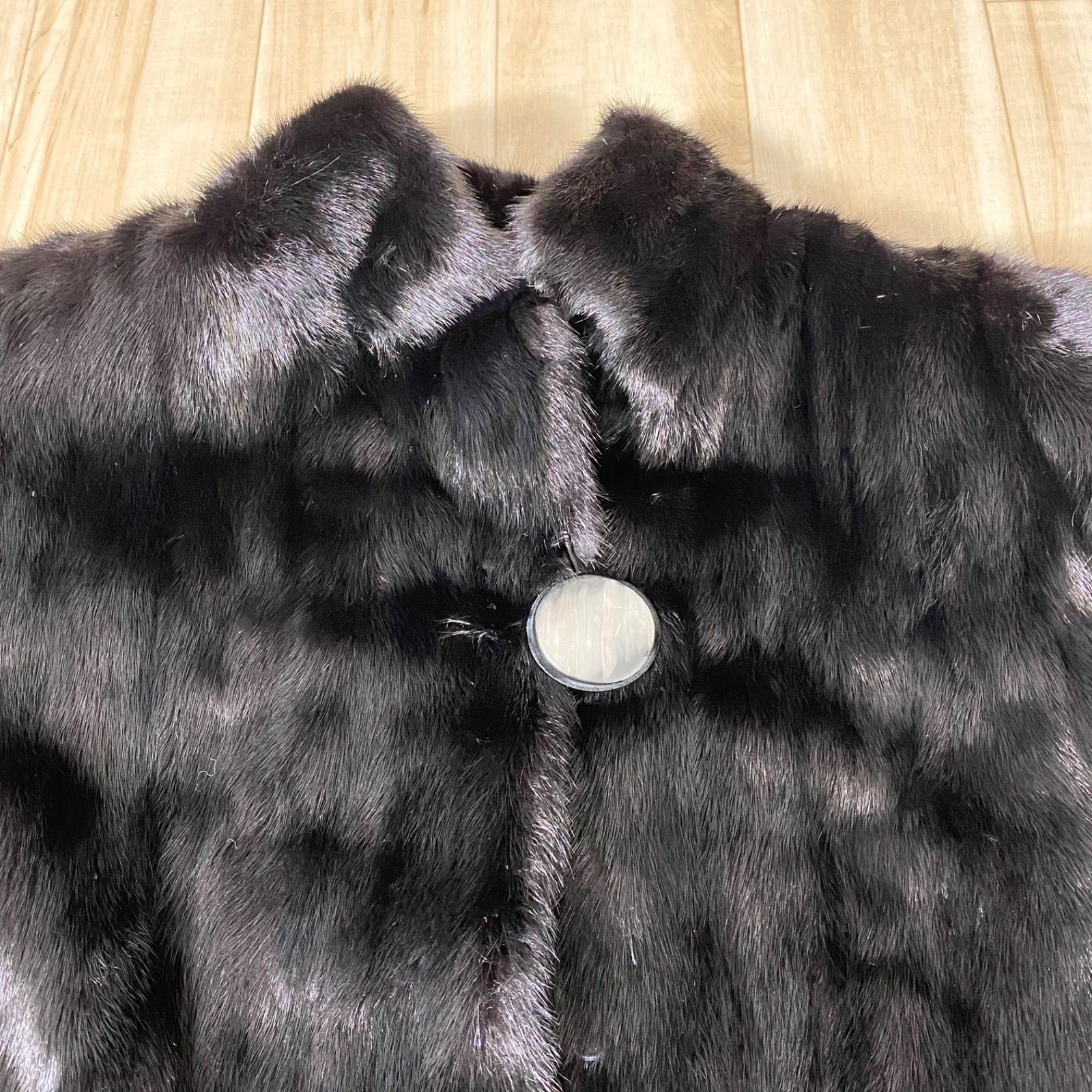 LANVIN ランバン 毛皮 ミンク サガミンク ファーコート ブラック