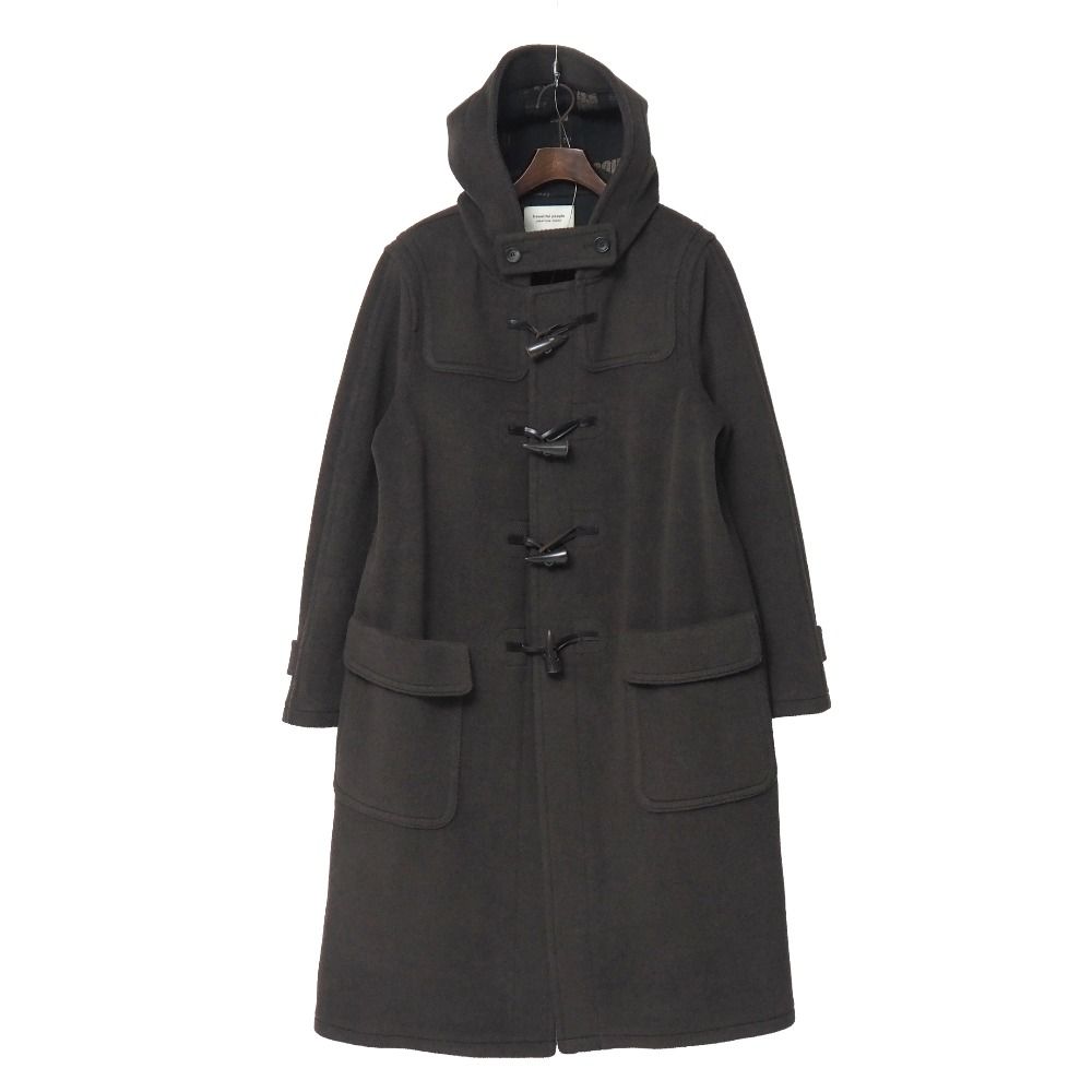 beautiful people ビューティフルピープル ダッフルコート サイズ38 フーテッド ウール ロングコート ブランド古着 RA 6898