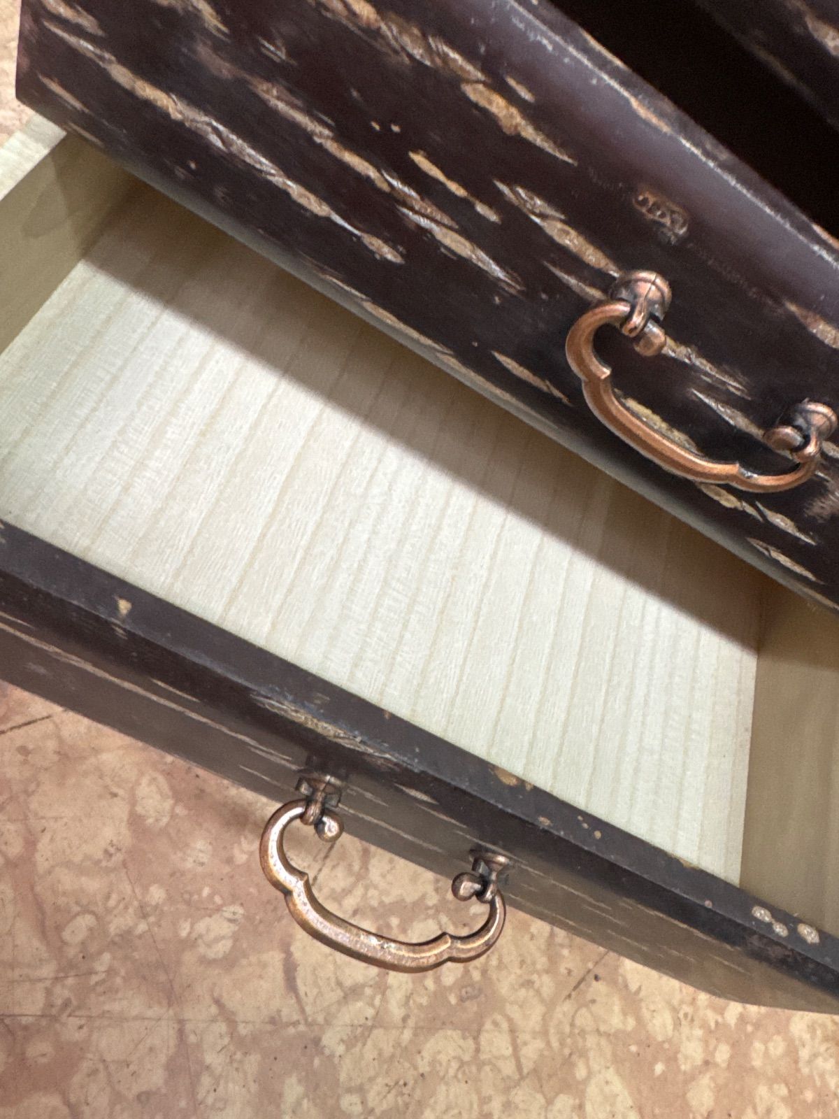 秋田 伝統工芸品 樺細工 3段 小引き出し - メルカリ