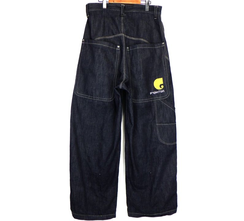 プロジェクトジーアール PROJECT G/R 【 Retro Baggy 】 ロゴ 刺繍
