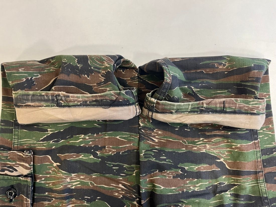 ダブルタップス WTAPS TROUSERS.COTTON TWILL. TIGER STRIPE