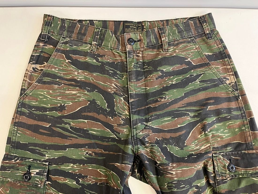 ダブルタップス WTAPS TROUSERS.COTTON TWILL. TIGER STRIPE