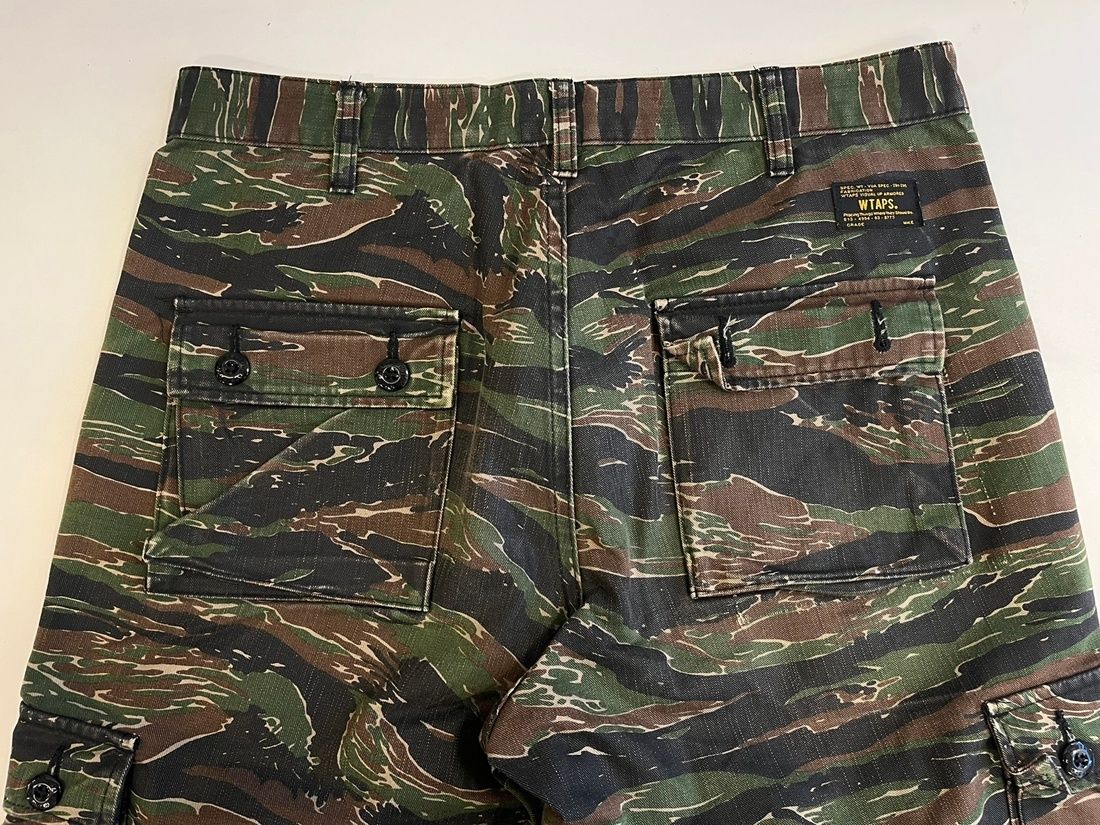 ダブルタップス WTAPS TROUSERS.COTTON TWILL. TIGER STRIPE