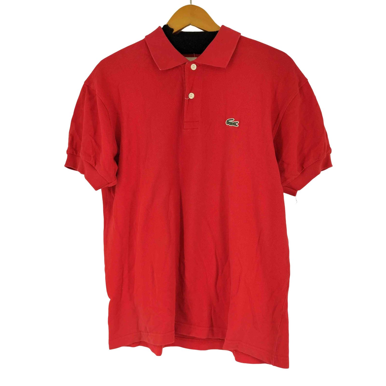 ラコステ LACOSTE フランス製 ロゴ刺繍 S/S ポロシャツ メンズ 表記無