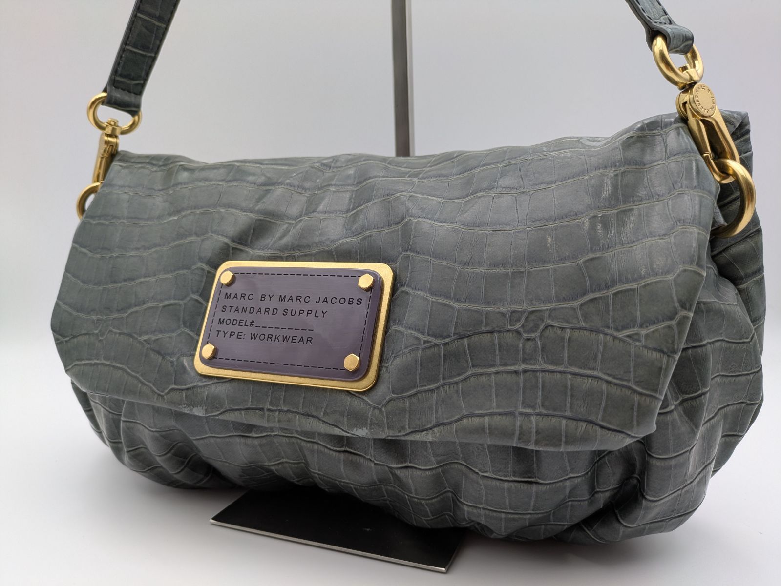 MARC JACOBS　マークジェイコブス　ワンショルダーバッグ　クロコ型押し　5404