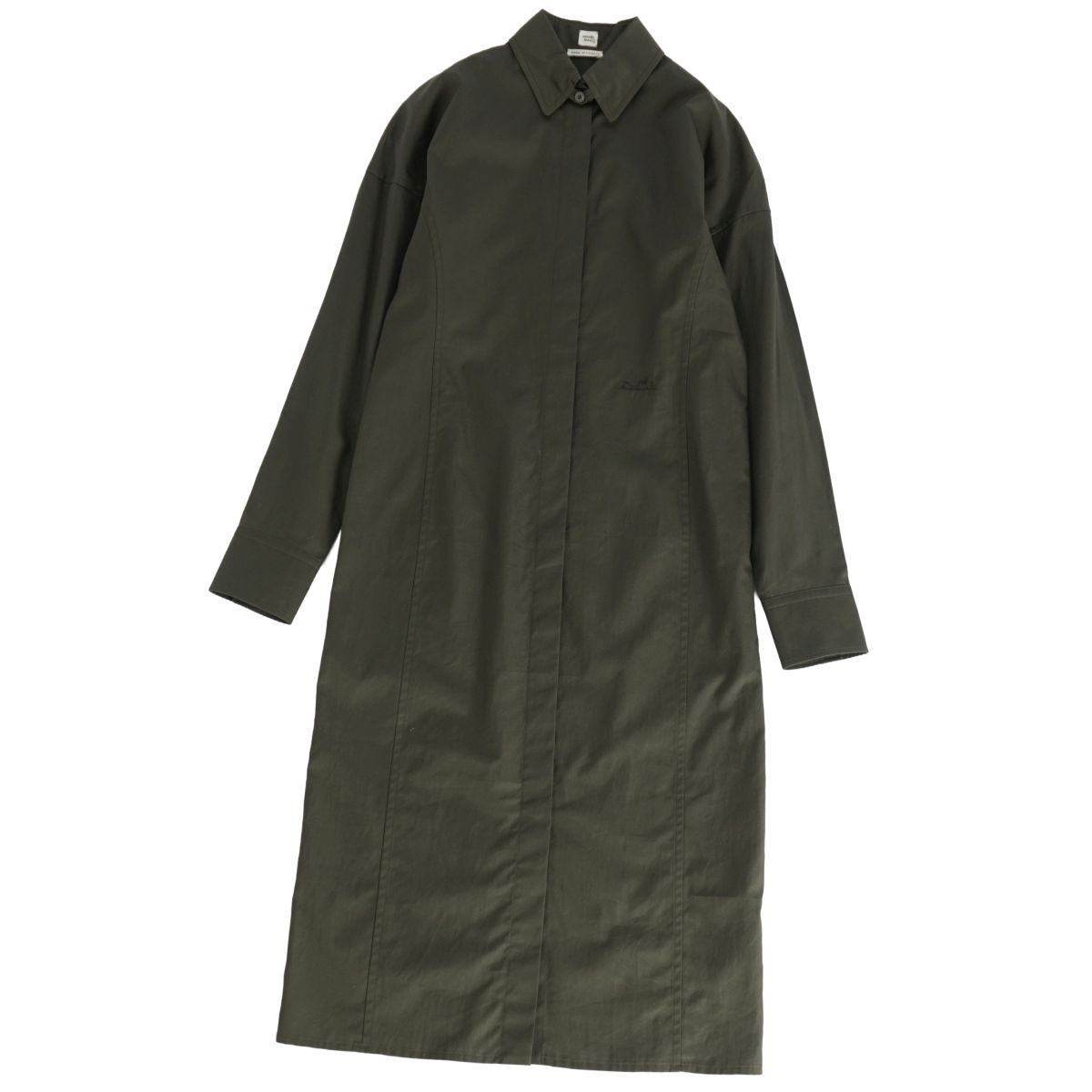 極美品 エルメス HERMES ワンピース 20AW シャツワンピース ロングス