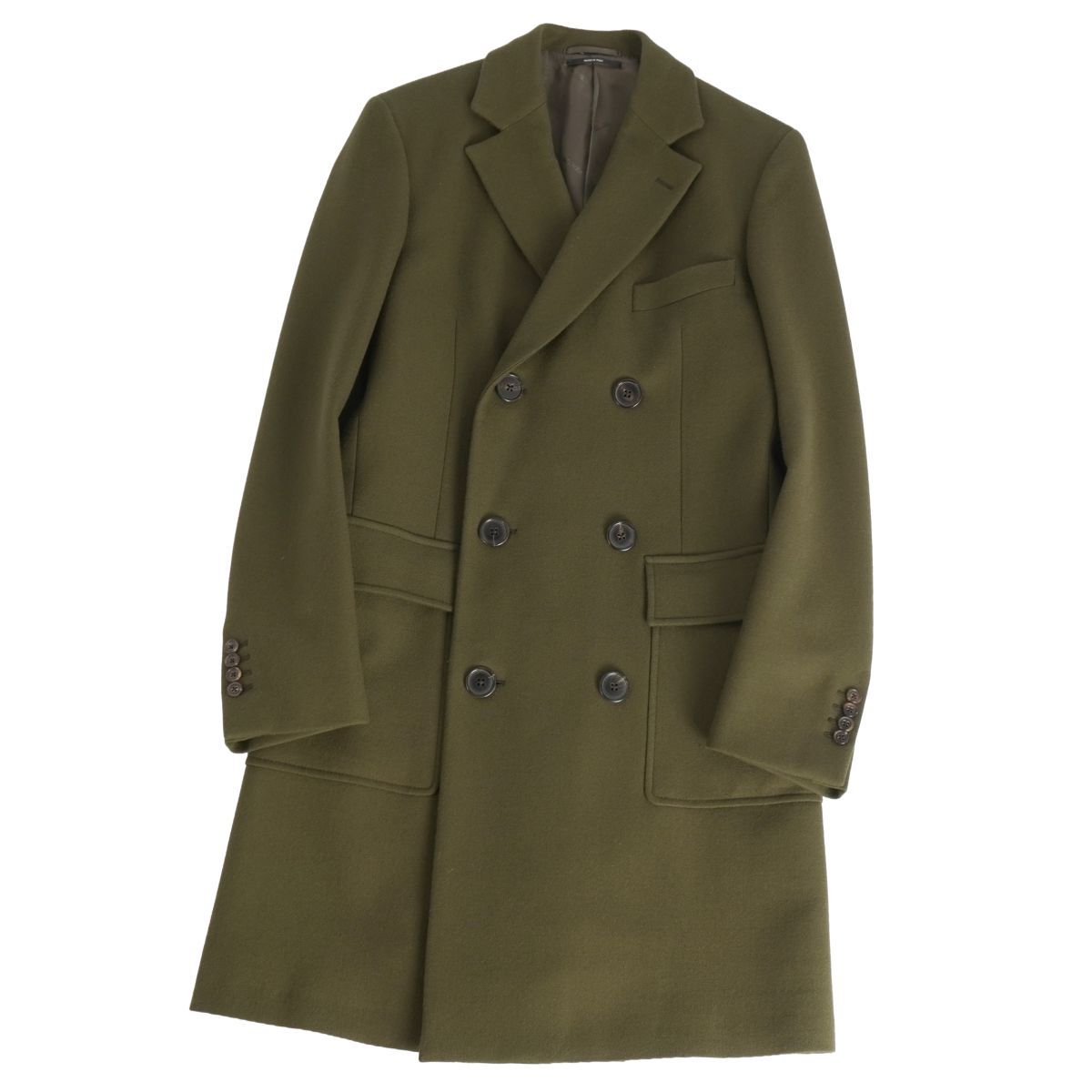 エルメス　HERMES ダブルブレスト　コート エルメス/ダブルブレスト/カシミヤ/チェスターコート/Hermes/Double