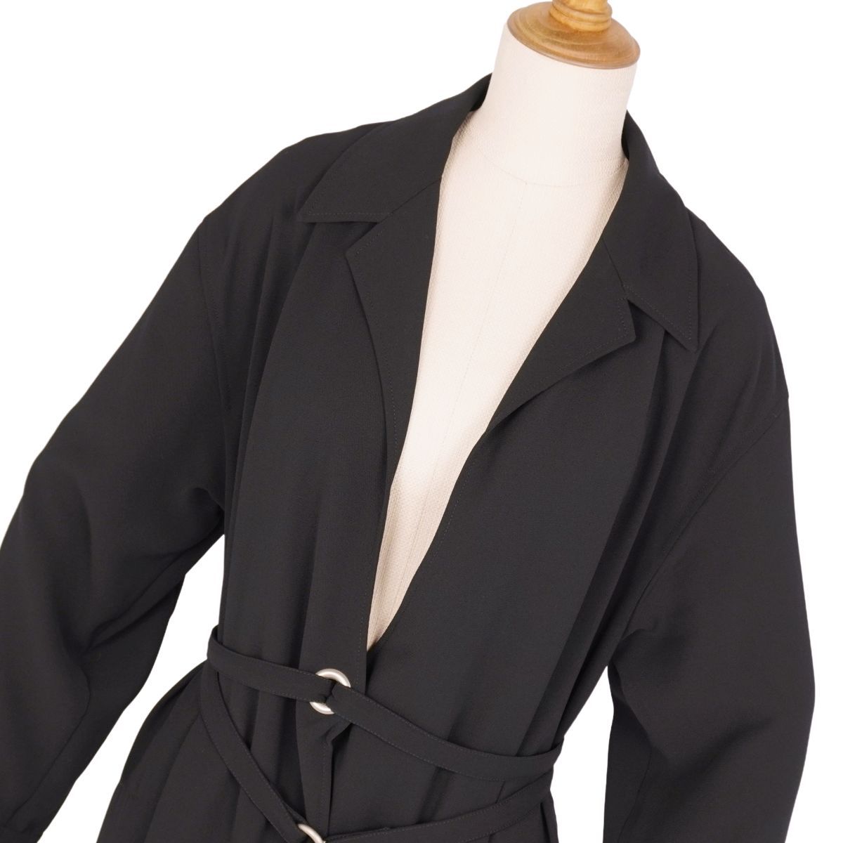 美品 Vintage エルメス HERMES ワンピース ベルト付 ラップワンピ