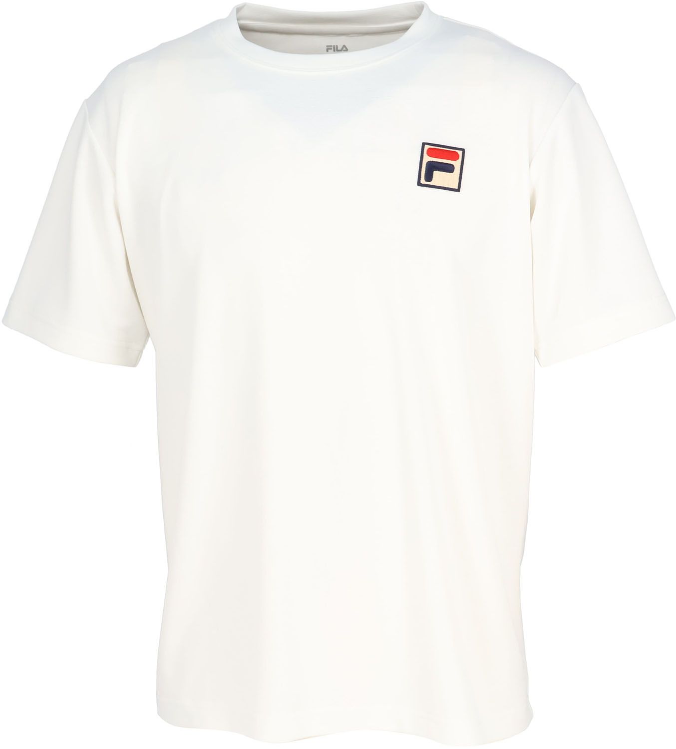 FILA フィラ テニスウェア 半袖Tシャツ VM5622ホワイト メンズM新品 フィラ FILA テニス ゲームシャツ メンズ 男性 大人 半袖 Tシャツ