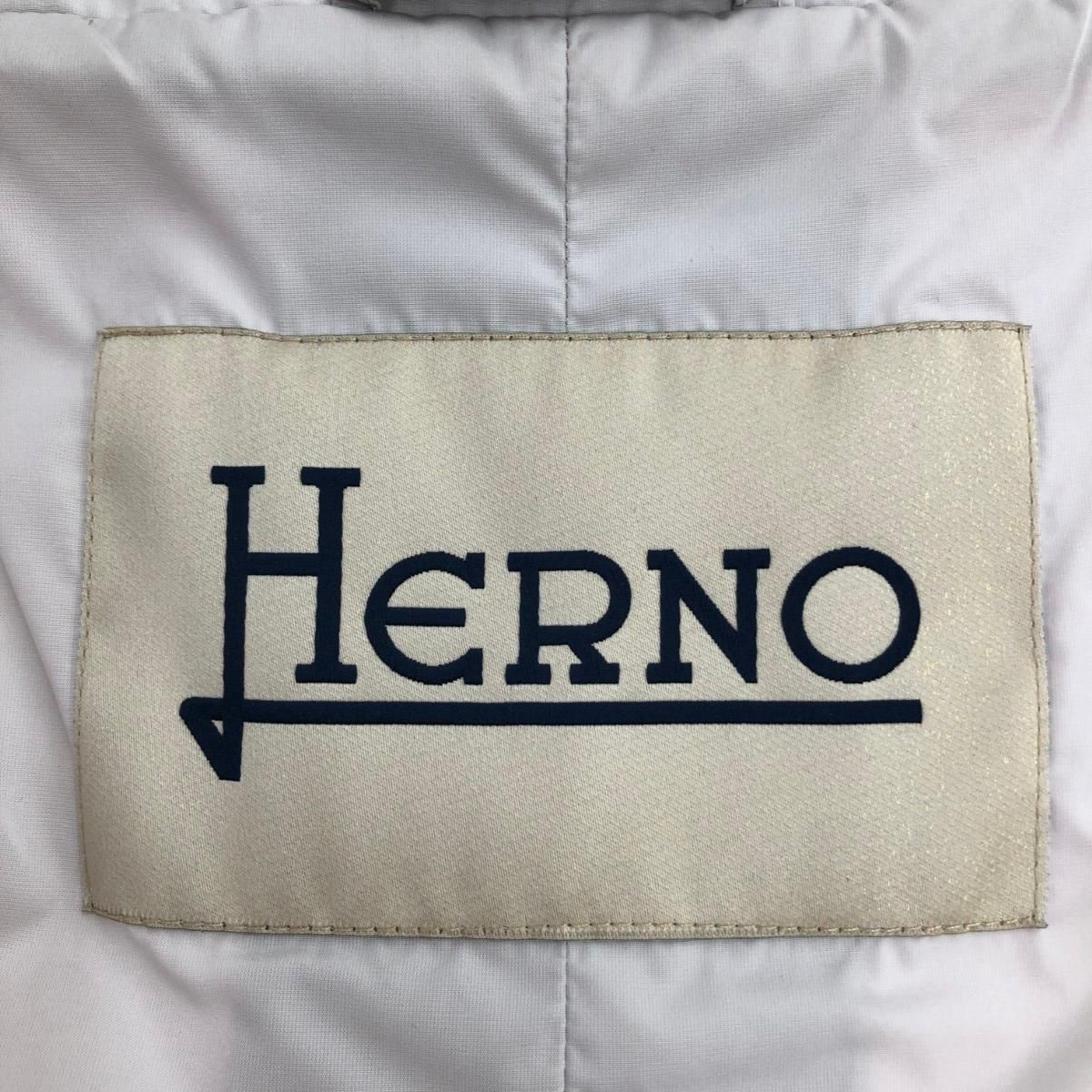 HERNO ヘルノ ダウンハーフコート サイズ:40 異素材/2WAY/超軽量 