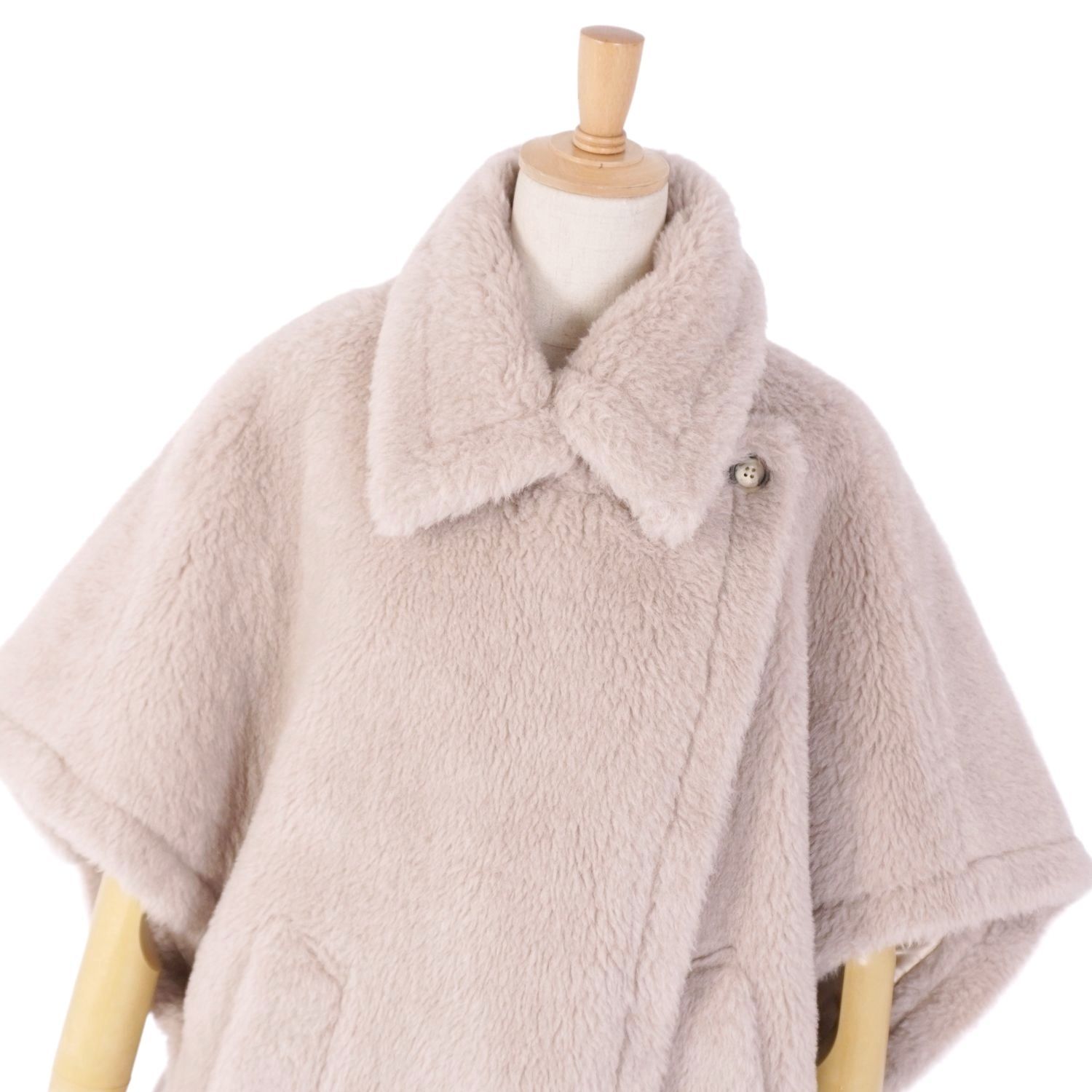  マックスマーラ Max Mara TEBE 1 テディベア コ ポンチョ ケープコート ジャケット アウター