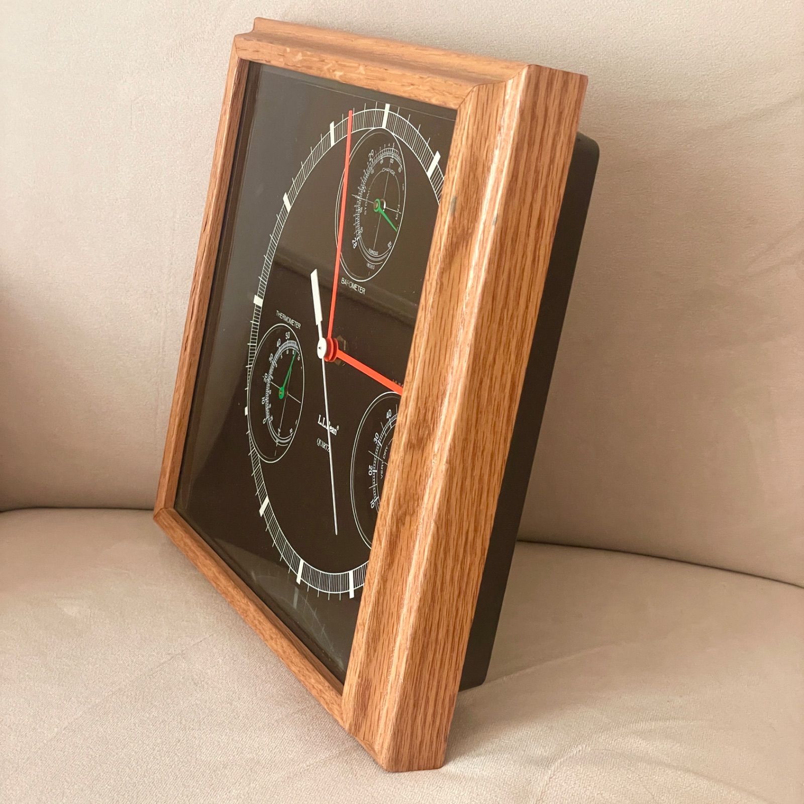 現品限り】エルエルビーン サンビーム ウェザーステーション クロック