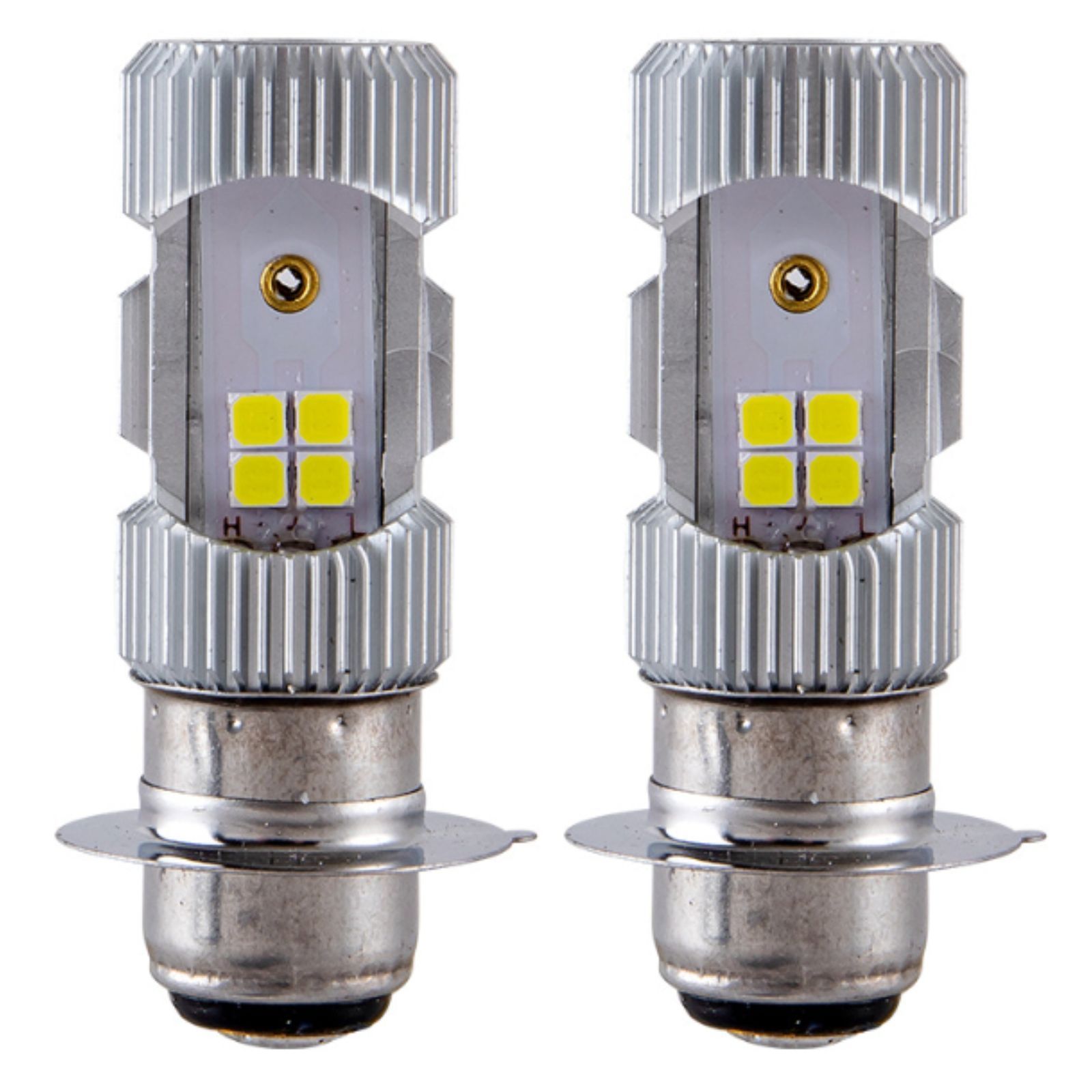 PH7 P25D LED ヘッドライト T19 交流 直流 12V Hi/Lo 2個 白 原付 