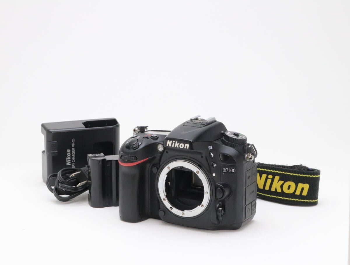 C 実用品 Nikon ニコン D 7100 ボディ シャッター回数61 364 初期不良 対応 212-34