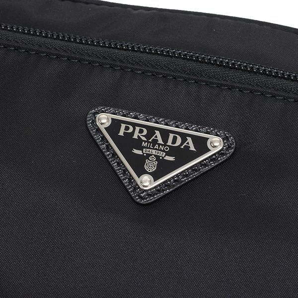  25 AWモデル プラダ PRADA レディース Re Nylon x サフィアーノレザー ベルト ボディバッグ NERO 2 VL 977 DMG F 0002 2025-26 AW l-bag ボディバッグ ウエストポーチ バッグ
