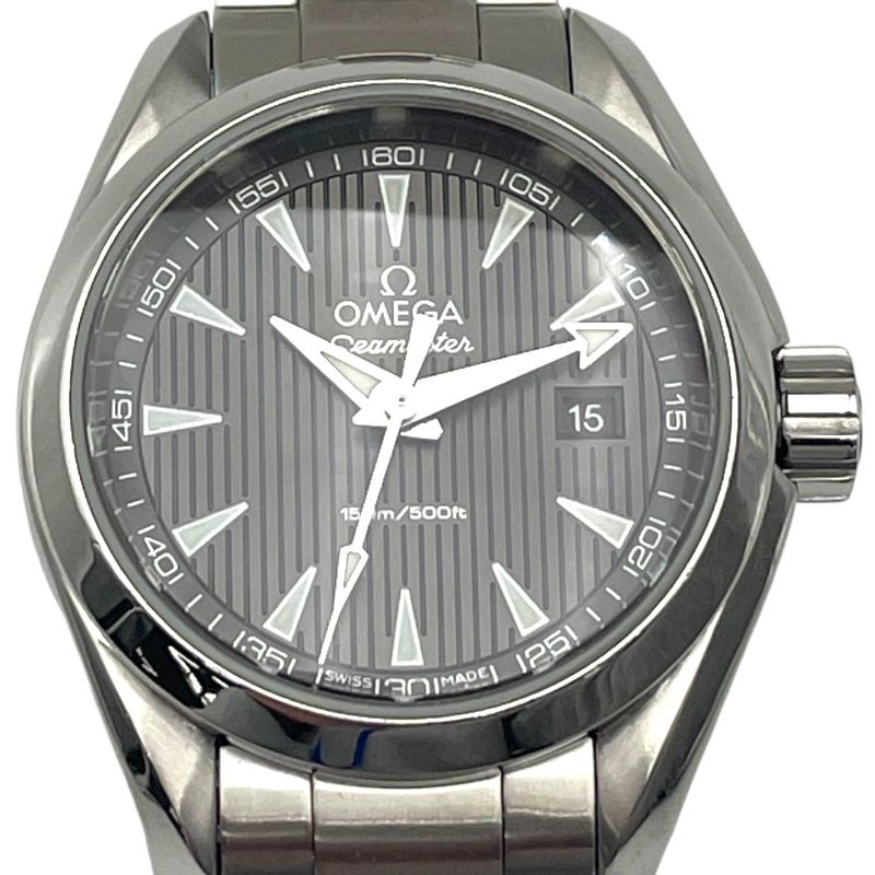 オメガ OMEGA シーマスター アクアテラ 150 M 231 10 30 60 06 001 グレー SS クオーツ レディース 腕時計