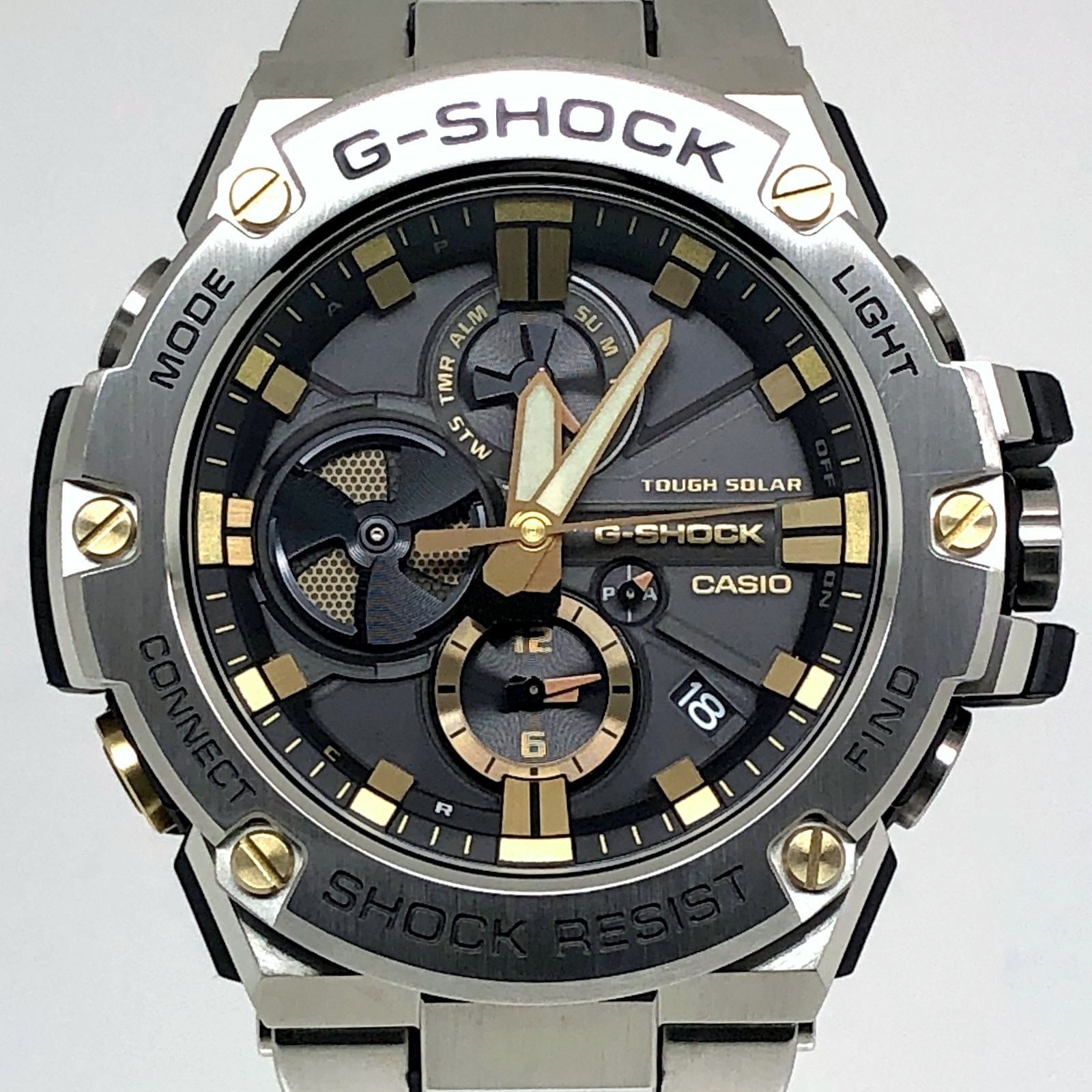 G-SHOCK ジーショック GST-B 100 D-1 A 9 G-STEEL タフソーラー Bluetooth搭載 シルバー ブラック ゴールド 2017年 発売