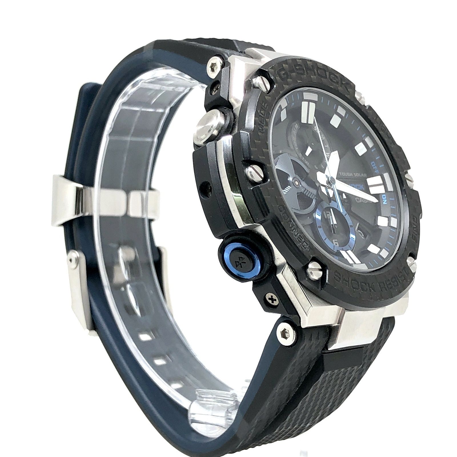 G-SHOCK ジーショック GST-B 100 XA-1 A G-STEEL カーボンベゼル タフソーラー Bluetooth搭載 LED アナログ 2017年 発売