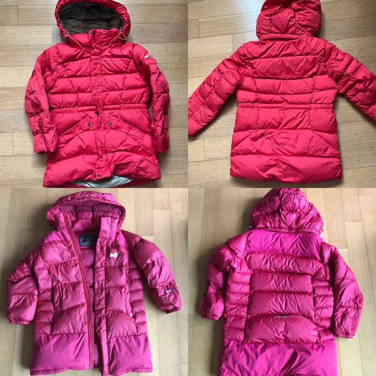 shop取引では対象外 女の子 130 ミレー アウター 2点