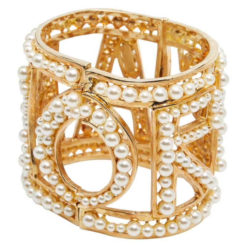 ドルチェアンドガッバーナ AMORE ゴールド メッキ フェイクパール レディース DOLCE GABBANA 1 0234956