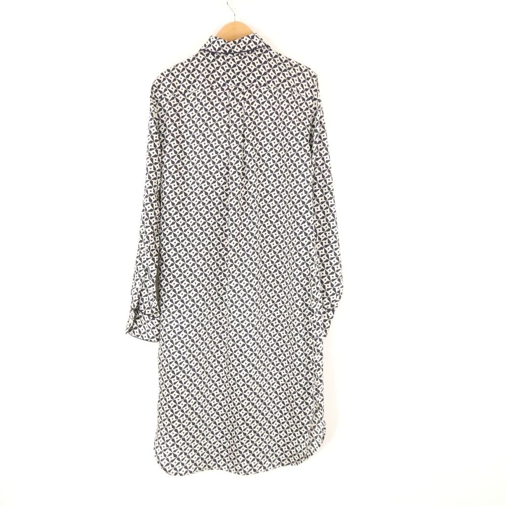 LAUREN RALPH ラルフローレン シャツ ワンピース 0 ポリエステル100％ 長袖 ロング丈 レディース