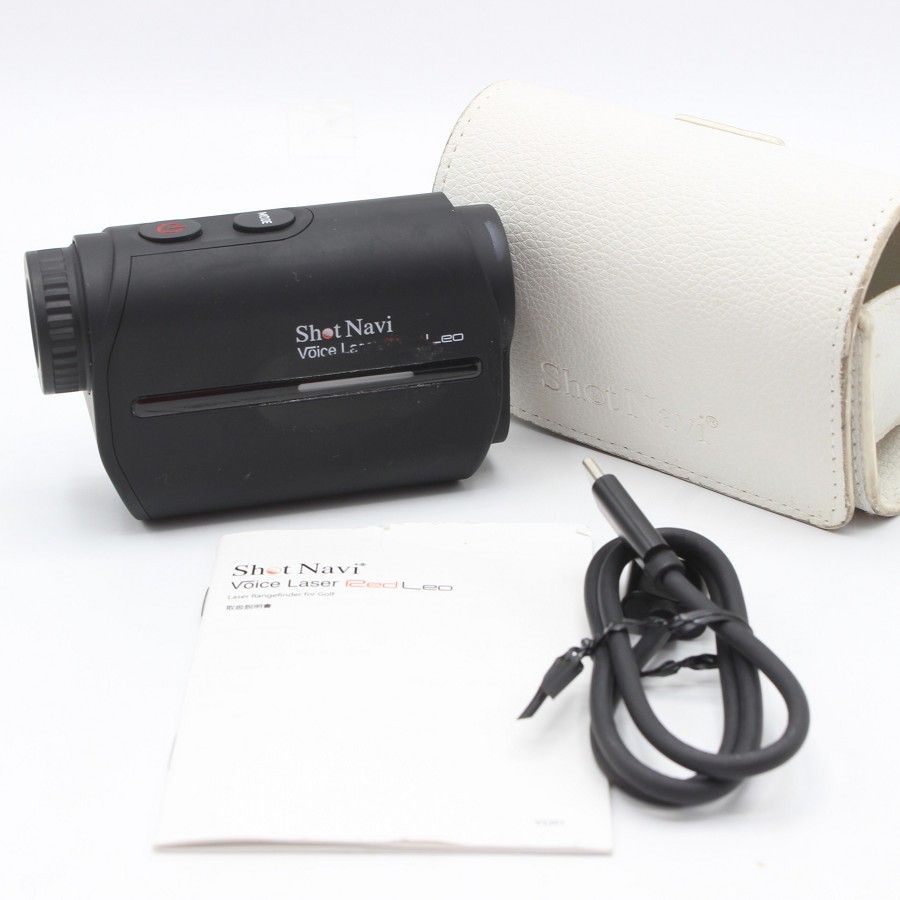 ShotNavi Voice Laser Red Leo BK ブラック レーザー距離計測器